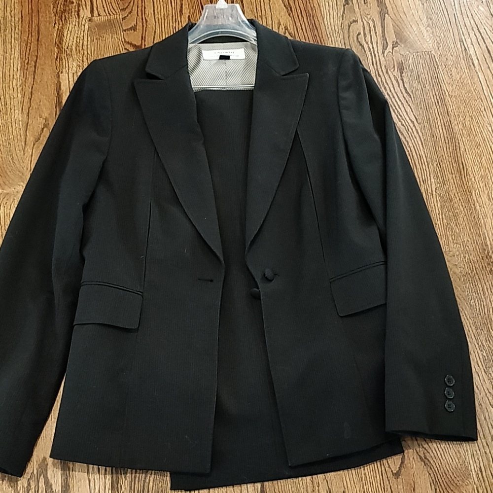 Tahari Suit pinstripe